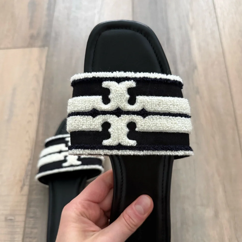 Tory Burch Double-T Slide Sandal